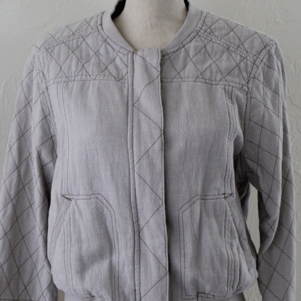 Anthropologie Hei Hei Itinerary Bomber Jacket